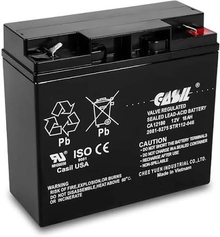 Fire Alarm Battery 12V
